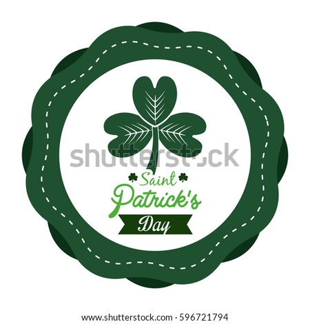 clover patrick's day icon