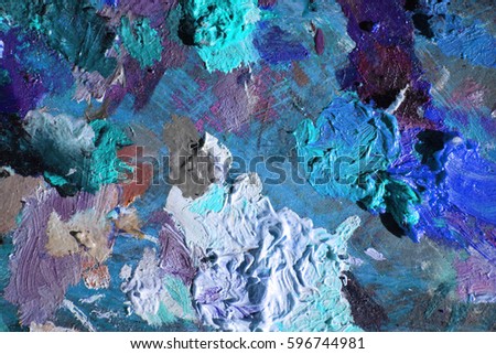 abstract blue background from the old palette