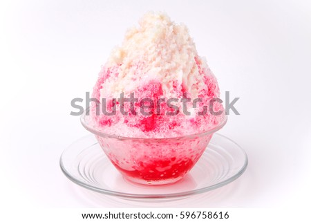Shaved Ice Royalty-Free Stock Photo #596758616