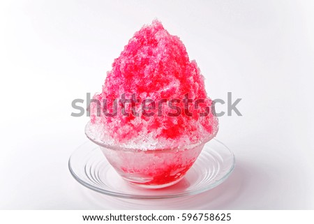 Shaved Ice Royalty-Free Stock Photo #596758625