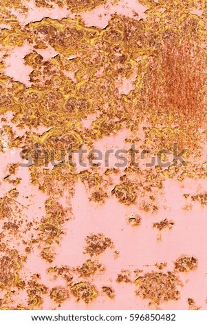 Rough texture - the surface of rusty iron sheet