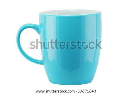 Isolated Color Cup (with clipping path)