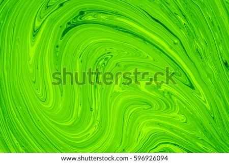 Green oil paint abstract background. Marble ink colorful. Green marble pattern texture abstract background.
