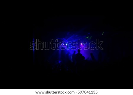 disco lights and show. Concept about entertainment and party