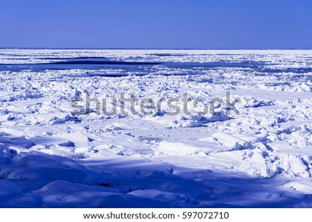 drift ice in shiretoko district