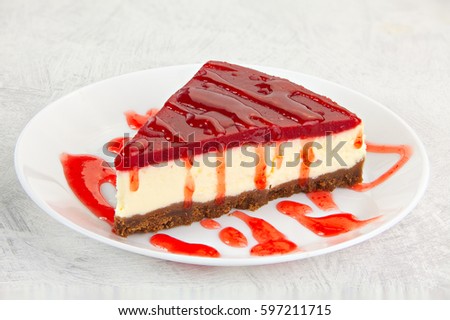 Cheesecake Royalty-Free Stock Photo #597211715