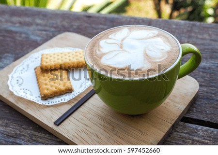 Biscuits tea and morning coffee.