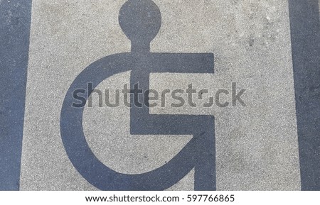 Symbol for facilities for the disabled