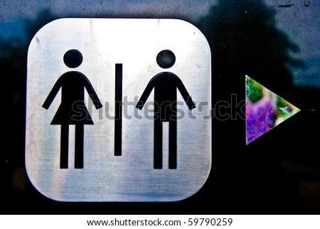 Bathroom signs
