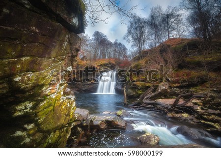 Falloch Falls, Highlands, Scotland.