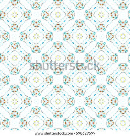 Sloping seamless colorful ornament for design and backgrounds
