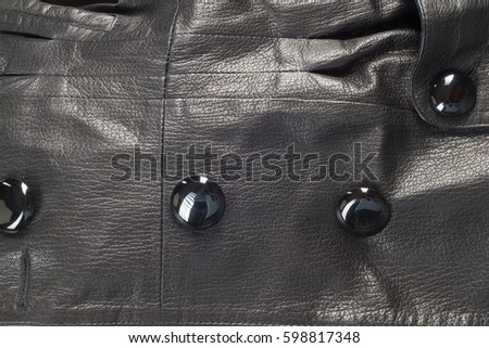 leather jacket. 