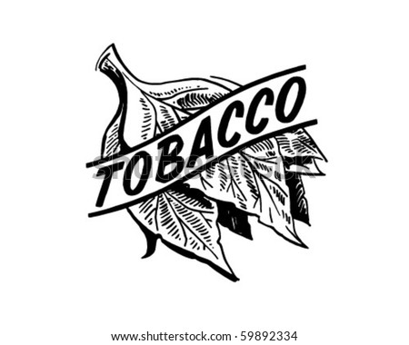 Tobacco - Retro Clip Art