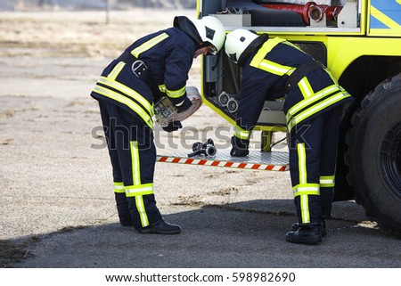 Firefighters in Training