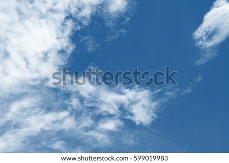 white clouds on textured background - space for text