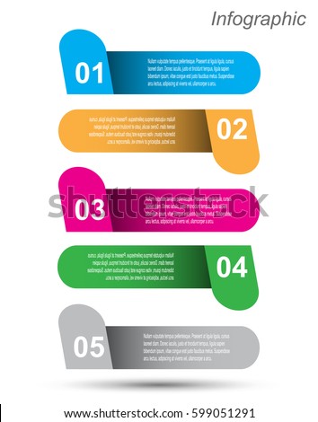 Info-graphic design template. Idea to display ranking and statistics.