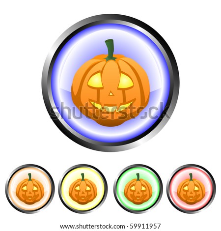 Pumpkin buttons