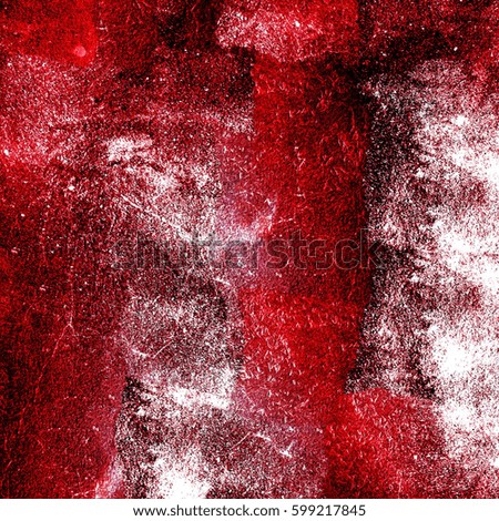 Grunge texture red, black, white color