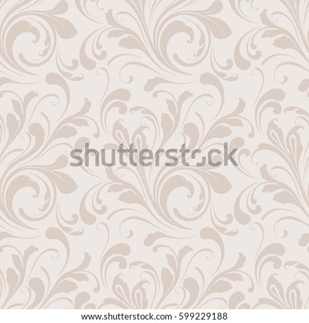 Floral seamless pattern. Soft design. Endless texture for wrapping, textiles, paper.