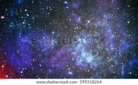 Deep space. High definition star field background . Starry outer space background texture . Colorful Starry Night Sky Outer Space background.