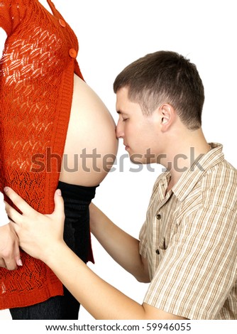 Man and Pregnant Woman