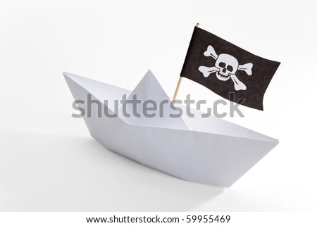 Pirate Ship with white background
