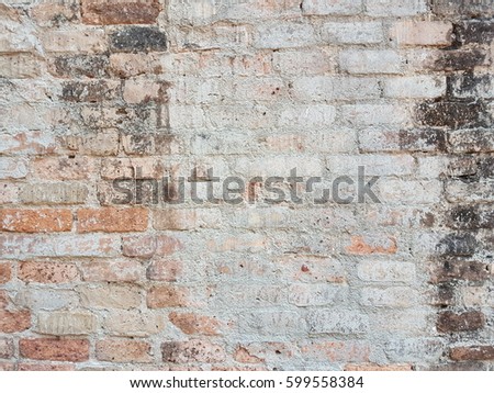 old concrete brick wall , background , textured Royalty-Free Stock Photo #599558384