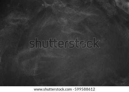 Chalk rubbed out on blackboard Royalty-Free Stock Photo #599588612