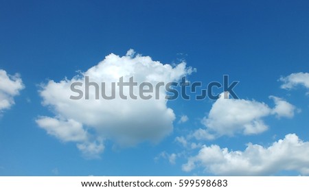 beautiful blue sky clouds background.nature cloud blue
