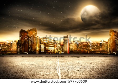 city background and street 