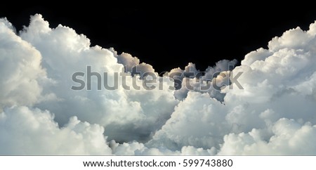 Layer of clouds, sky background with large clouds can use as for advertising background compose with product or any reouch with another picture