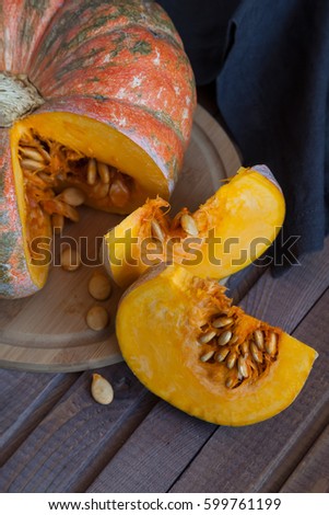 orange pumpkin 