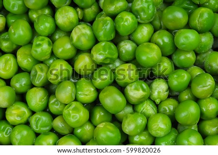 
Fresh Frozen pea peas texture background. Green peas background pattern.