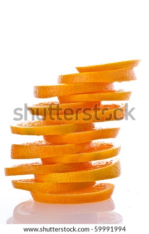 Slice of orange.