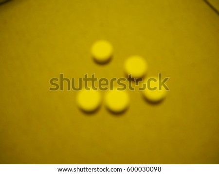 pills in selective focus for healthy and medical