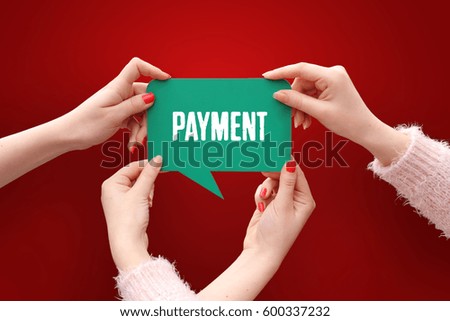 Payment, Business Concept