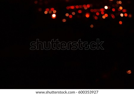 blur lights in black backround 