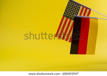 United States of America and Germany flag