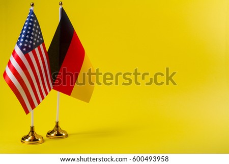 USA and Germany flag 