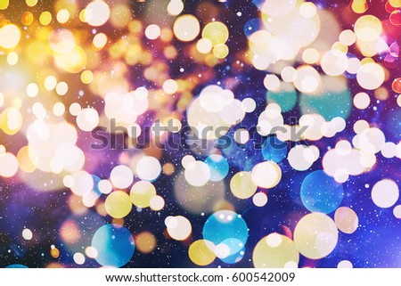 Christmas Abstract De focused