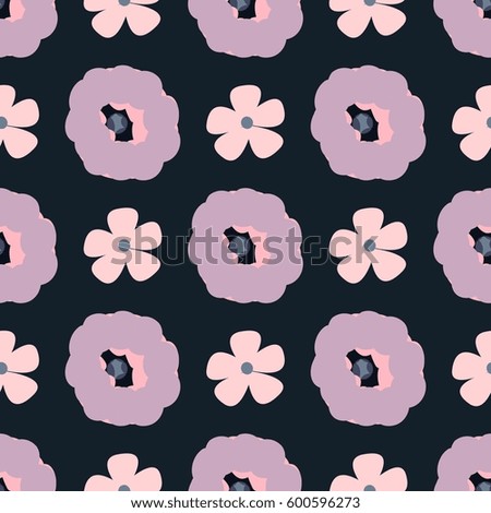 vector floral seamless pattern. floral stylish background