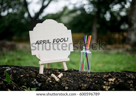 conceptual april fool