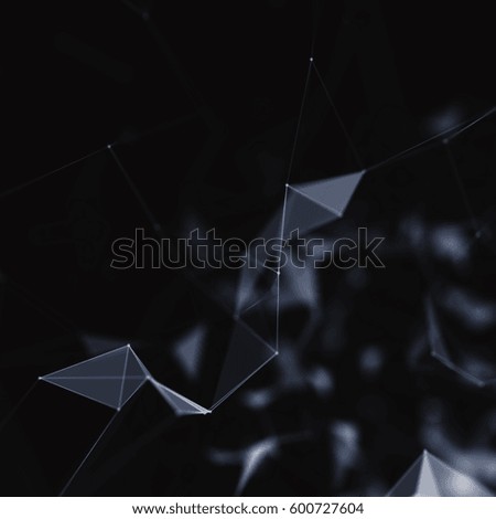 Geometrical technology futuristic abstract and science color background. Plexus digital wallpaper