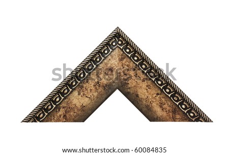 element of the frame  isolated on a white background