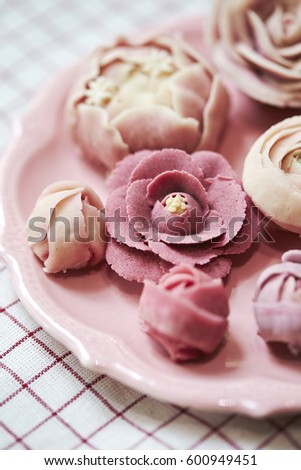 Flower cake rose decoration 