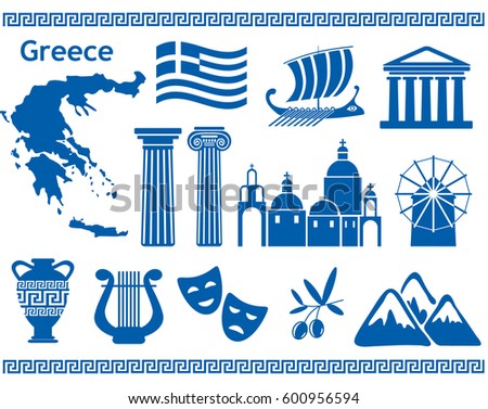Greece icons
