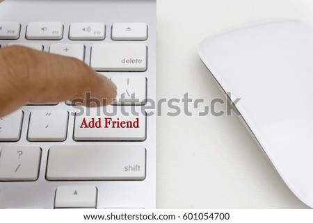 computer mouse, keyboard and text