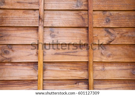 Timber wood brown oak panels used as background