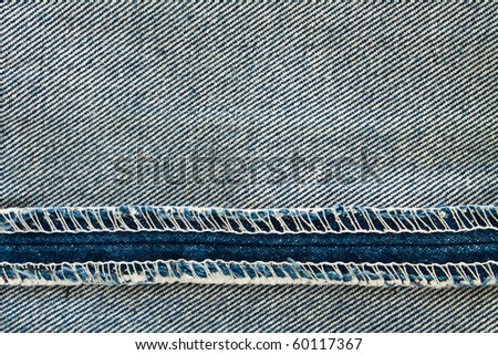 close-up seam of jeans cloth,highly detail