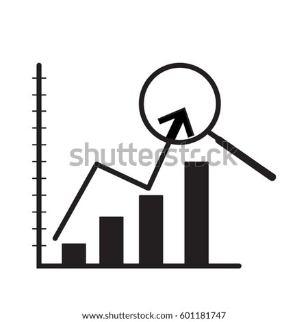 indicator of business on white background. indicator of business sign.
